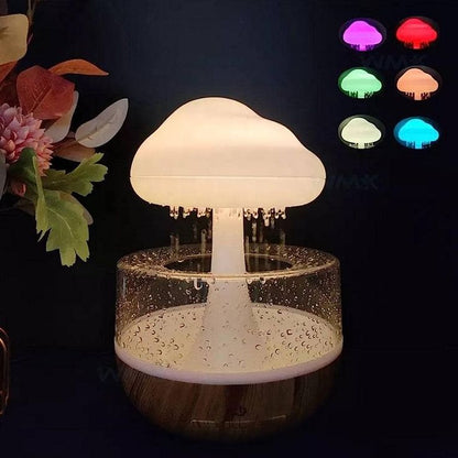Raindrop Cloud Humidifier Lamp